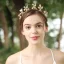 Chic / Beautiful Gold Tiara Bridal Hair Accessories 2020 Alloy Rhinestone Beading Accessories