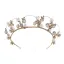 Chic / Beautiful Gold Tiara Bridal Hair Accessories 2020 Alloy Rhinestone Beading Accessories