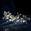 Elegant Gold Bridal Jewelry 2020 Alloy Rhinestone Flower Headpieces Earrings Bridal Hair Accessories