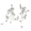 Elegant Gold Bridal Jewelry 2020 Alloy Rhinestone Flower Headpieces Earrings Bridal Hair Accessories