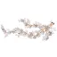 Charming Gold Bridal Jewelry 2020 Alloy Beading Pearl Rhinestone Earrings Bridal Hair Accessories