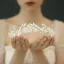 Chic / Beautiful Silver Wedding Headpieces 2020 Metal Pearl Flower Bridal Hair Accessories