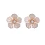 Élégant Doré Fleur Mariage Accessoire Cheveux Boucles D'Oreilles 2020 Métal Faux Diamant Accessoire Cheveux Mariage
