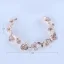 Élégant Doré Fleur Mariage Accessoire Cheveux Boucles D'Oreilles 2020 Métal Faux Diamant Accessoire Cheveux Mariage