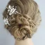Modest / Simple Gold Wedding Headpieces 2020 Metal Pearl Rhinestone Bridal Hair Accessories