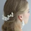Flower Fairy Gold Wedding Hair Comb Bridal Hair Accessories 2020 Metal Crystal Flower Headpieces Earrings Accessories