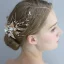 Elegant Gold Bridal Hair Accessories 2020 Leaf Metal Crystal Flower Wedding Headpieces