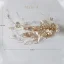 Elegant Gold Bridal Hair Accessories 2020 Leaf Metal Crystal Flower Wedding Headpieces