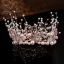 Beste Rose Gull Perle Rhinestone Brudesmykker 2020 Metall Øredobber Tiara Har Tilbehor