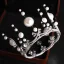 Chic / Beautiful Pearl Rhinestone Tiara Bridal Hair Accessories 2020 Metal Wedding Accessories