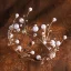 Piękne Złote Biżuteria Ślubna 2020 Metal Perła Kryształ Rhinestone Kolczyki Tiara Ozdoby Do Włosów Ślubne