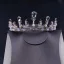 Elegancka Srebrny Biżuteria Ślubna 2020 Metal Perła Rhinestone Tiara Kolczyki Ozdoby Do Włosów Ślubne