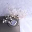 Chic / Beautiful Gold Bridal Jewelry 2020 Metal Tulle Pearl Flower Earrings Tiara Bridal Hair Accessories