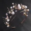 Chic / Beautiful Gold Bridal Jewelry 2020 Metal Rhinestone Pearl Earrings Tiara Bridal Hair Accessories