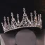 Vintage / Originale Doré Bijoux Mariage 2020 Métal Faux Diamant Boucles D'Oreilles Tiare Accessoire Cheveux Mariage