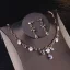 Vintage / Originale Doré Bijoux Mariage 2020 Métal Faux Diamant Boucles D'Oreilles Tiare Accessoire Cheveux Mariage