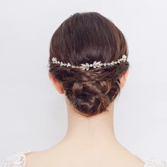 Elegant Gold Hair Comb Wedding Headpieces 2020 Metal Rhinestone Bridal Hair Accessories