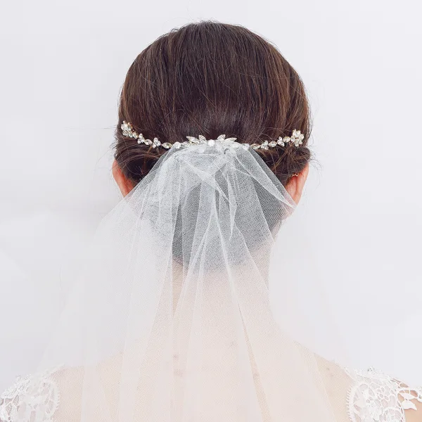 Elegant Gold Hair Comb Wedding Headpieces 2020 Metal Rhinestone Bridal Hair Accessories