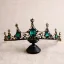 Vintage Barokk Rød Rhinestone Tiara 2020 Metall Har Tilbehor
