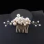 Charming Gold Hair Comb Wedding Headpieces 2020 Metal Pearl Bridal Hair Accessories