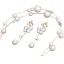 Chic / Belle Doré Bijoux Mariage 2020 Métal Perle Cerceau de cheveux Gland Boucles D'Oreilles Accessoire Cheveux Mariage