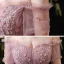 Chic / Belle Rougissant Rose de retour Robe De Graduation 2020 Princesse De l'épaule Manches Courtes Appliques En Dentelle Perlage Perle Thé Longueur Volants Dos Nu