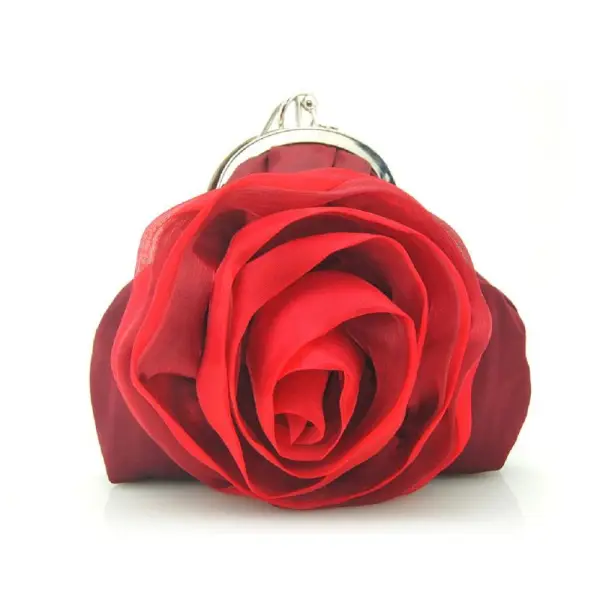 Fée Des Fleurs Argenté Pochette Fleur Faux Diamant Velour Mariage Cocktail Soirée 2019 Accessorize