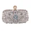 Chic / Belle Beige Carrés Pochette 2020 Métal Perle Faux Diamant