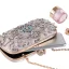 Chic / Belle Beige Carrés Pochette 2020 Métal Perle Faux Diamant