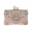 Chic / Beautiful Beige Clutch Bags 2020 Metal Beading Pearl Rhinestone