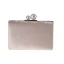 Chic / Beautiful Beige Clutch Bags 2020 Metal Beading Pearl Rhinestone