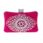 Classic Gold Velour Square Clutch Bags 2020 Metal Rhinestone