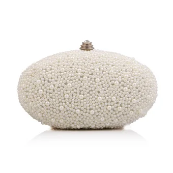 Chic Beautiful Ivory Pearl Clutch Bags 2020