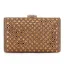 Chic / Belle Doré Carrés Pochette 2020 Métal Faux Diamant