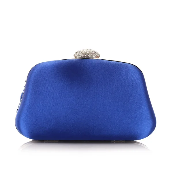 Vintage / Retro Royal Blue Ruffle Clutch Bags 2020