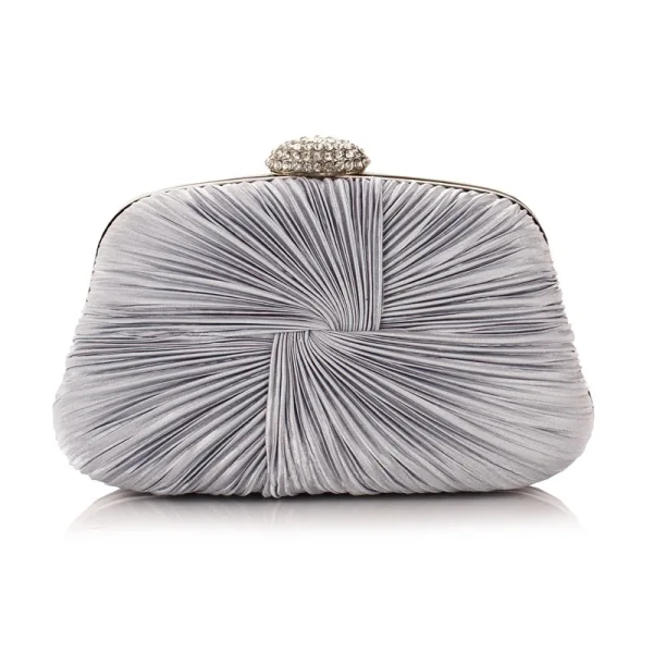 Vintage / Retro Royal Blue Ruffle Clutch Bags 2020