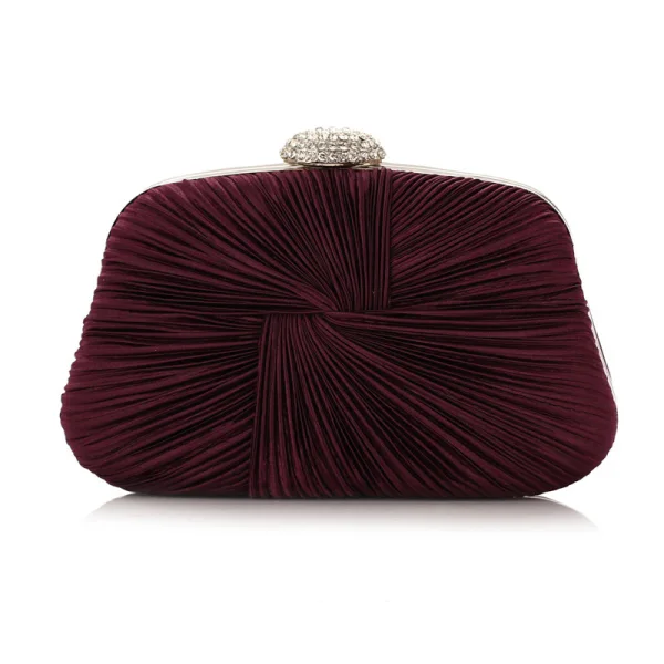 Vintage / Retro Royal Blue Ruffle Clutch Bags 2020