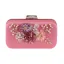 Flower Fairy Candy Pink Square Clutch Bags 2020 Metal Handmade  Flower Rhinestone Pearl