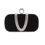 Moda Burgund Welur Kwadratowe Kopertówki 2020 Metal Rhinestone
