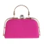 Modest / Simple Silver Square Clutch Bags 2020 Metal Rhinestone