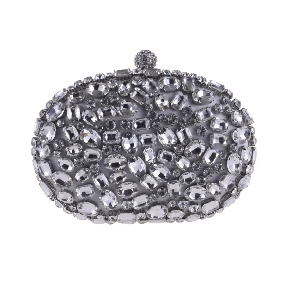 Fashion Black Rhinestone Clutch Bags 2020
