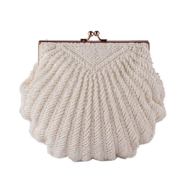 Pearl shell best sale clutch bag