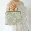 Chinese style Appliques Lace Square Clutch Bags 2020