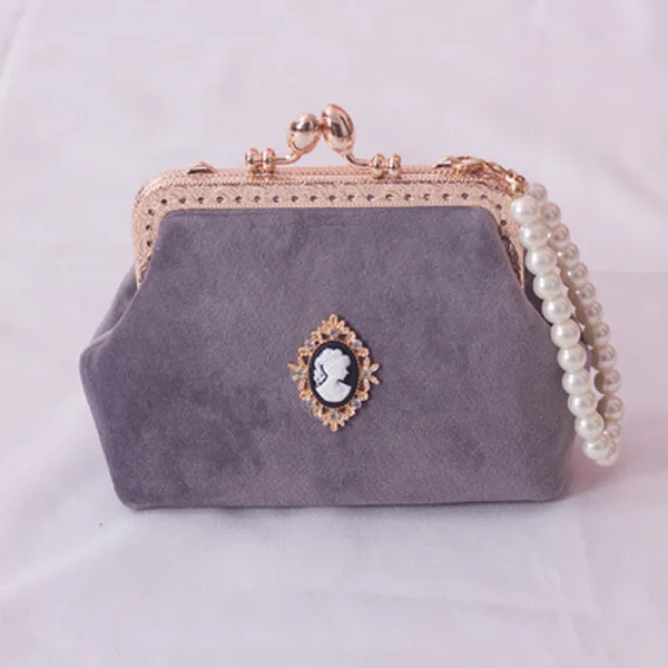 Style Chinois Carrés Pochette 2020 Métal Perle