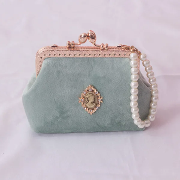 Style Chinois Carrés Pochette 2020 Métal Perle