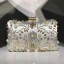 Mode Zwarte Vierkante Handtassen 2020 Metaal Kralen Parel Rhinestone