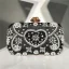 Fashion Candy Pink Square Clutch Bags 2020 Beading Pearl Rhinestone