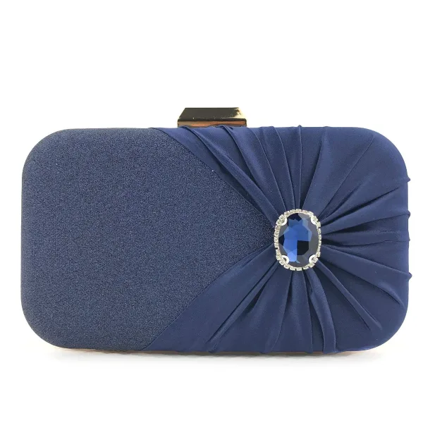 Elegant Gold Square Clutch Bags 2020 Metal Glitter Polyester Silk Rhinestone