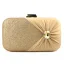 Elegant Gold Square Clutch Bags 2020 Metal Glitter Polyester Silk Rhinestone