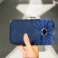 Elegant Gold Square Clutch Bags 2020 Metal Glitter Polyester Silk Rhinestone